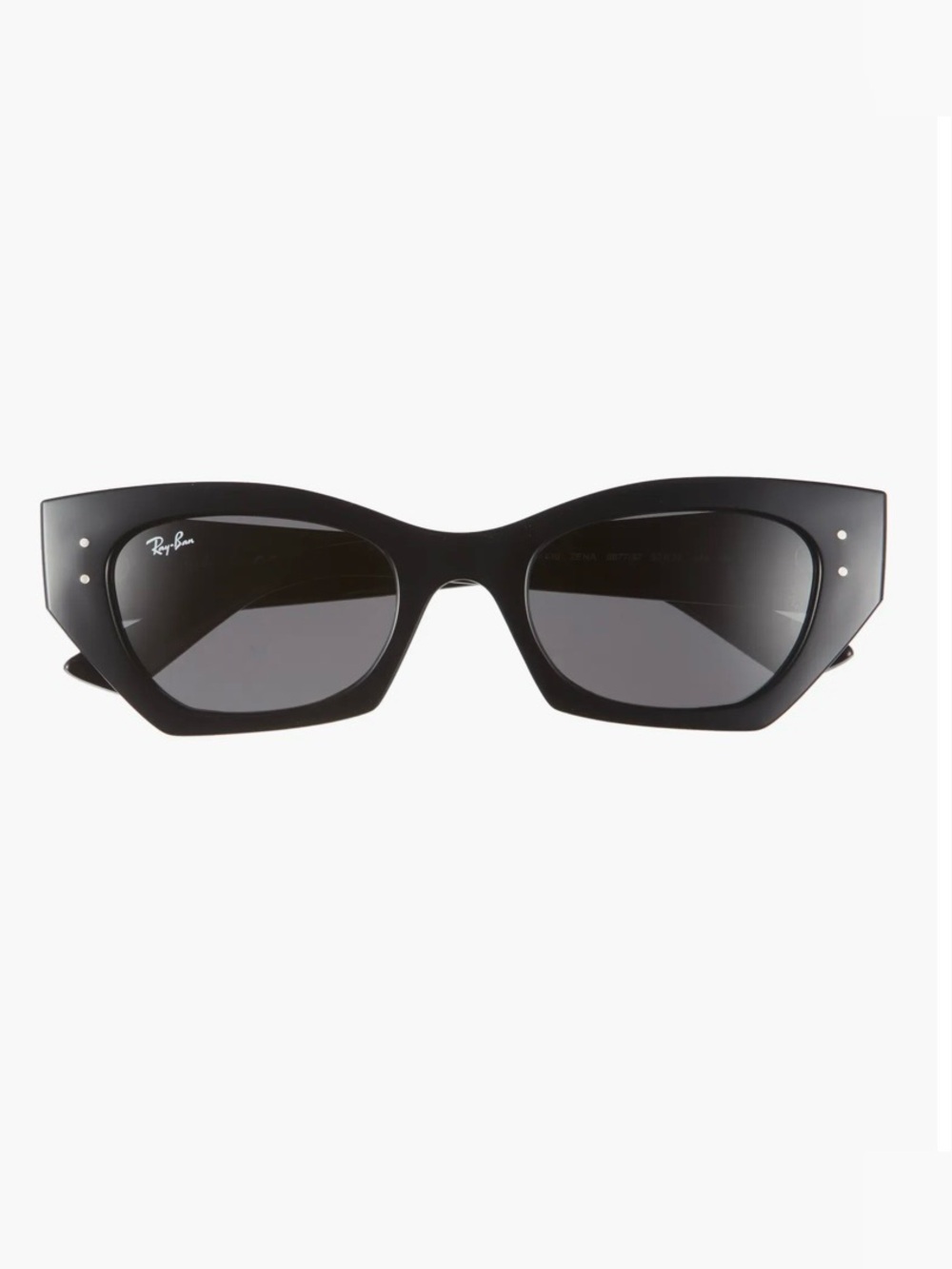 Ray-Ban Women's Zena Black Angular Cat-Eye Sunglasses